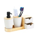 Informa Set 4 Pcs Bora Perlengkapan Kamar Mandi - Krem