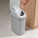 Informa 11.5 ltr Tempat Sampah Swing Rectangular - Abu-Abu