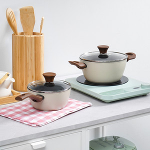Informa Flonal 20 cm Botanica Panci Dutch Oven - Krem Beige