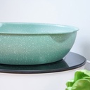 Informa Cooking Color 26 cm Kay Wajan Penggorengan Wok Marble - Hijau