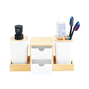 Informa Set 4 Pcs Benca Perlengkapan Kamar Mandi - Hitam