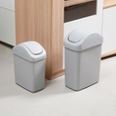 Informa 11.5 ltr Tempat Sampah Swing Rectangular - Abu-Abu