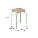 Informa 28X14X9.5 cm Lux Keranjang Penyimpanan - Hijau