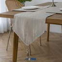 Informa Set 7 Pcs Table Runner & Tatakan Piring - Cokelat Taupe