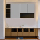 Informa 120 cm Ivy Ii Kabinet Dinding Dapur - Putih / Cokelat Oak