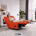 Informa Cheers Melody Sofa Recliner Rocking 1 Seater - Oranye