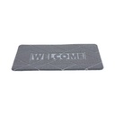 Informa 46X76 cm Keset Kamar Mandi Pvc Foam Welcome - Abu-Abu