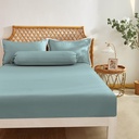 Informa 200X200 cm Set 5 Pcs Seprai Super King Bamboo - Biru Slate