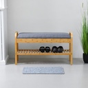 Informa 200X200 cm Set 5 Pcs Seprai Super King Bamboo - Biru Slate