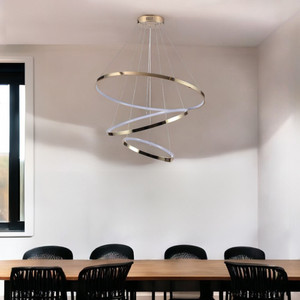 Informa Mayfair Lampu Gantung Hias 3L Round - Gold