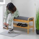 Informa 200X200 cm Set 5 Pcs Seprai Super King Bamboo - Biru Slate