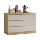 Informa 1.2 Mtr Ivy Ii Kitchen Set - Putih / Cokelat Oak