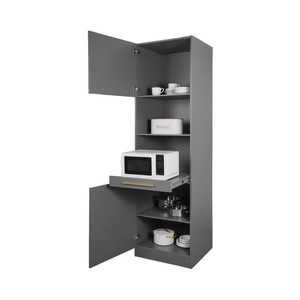 Informa 15X15X150 cm Macy Lampu Lantai - Hitam