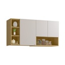 Informa 1.2 Mtr Ivy Ii Kitchen Set - Putih / Cokelat Oak