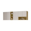 Informa 1.8 Mtr Ivy Ii Kitchen Set - Putih / Cokelat Oak