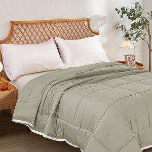 Informa 260X230 cm Bed Cover Bamboo - Abu-Abu Sage