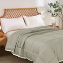 Informa 260X230 cm Bed Cover Bamboo - Abu-Abu Sage
