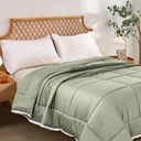 Informa 210X160 cm Bed Cover Bamboo - Hijau Sage