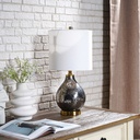 Informa Scarlett Lampu Meja - Putih/Silver