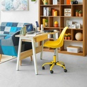 Informa Heidi Meja Kantor - Putih / Cokelat Oak