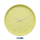 Informa 30 cm Jam Dinding Metal 19Yl - Kuning