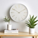 Informa 40 cm Jam Dinding Plastik 124W - Putih