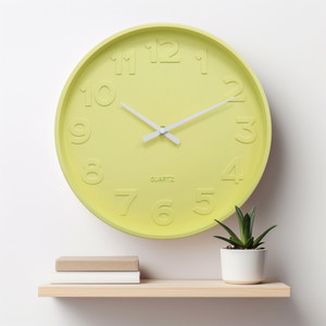 Informa 30 cm Jam Dinding Metal 19Yl - Kuning