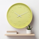 Informa 30 cm Jam Dinding Metal 19Yl - Kuning
