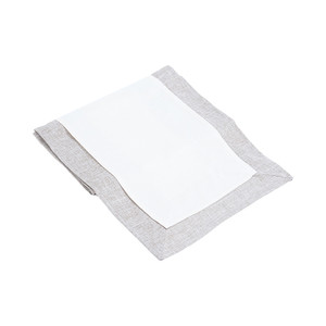 Informa Set 5 Pcs Table Runner & Tatakan Piring Linen - Cokelat