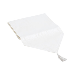Informa 33X180 cm Table Runner Jacquard Yarn Dyed - Krem Beige