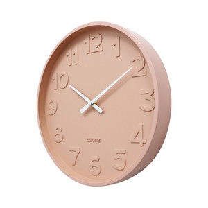 Informa 30 cm Jam Dinding Metal 19Pk - Pink