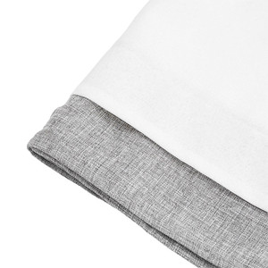 Informa 33X160 cm Table Runner Linen Border - Abu-Abu