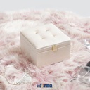 Informa 12X12.3X7.6 cm Camilla Kotak Perhiasan - Krem Beige