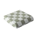 Informa 150X200 cm Selimut Polyester Velvet Checkered - Hijau