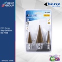 Mata Bor Pagoda Besi Kayu Set / Step Drill Bits Set 3 Pcs Benz Werkz