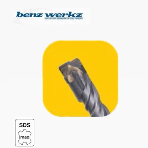 SDS MAX 4-edge 32mm x 320mm - Mata bor beton SDS Max Benz Werkz