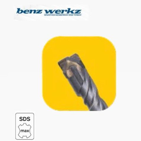 SDS MAX 4-edge 24mm x 520mm - Mata bor beton SDS Max Benz Werkz