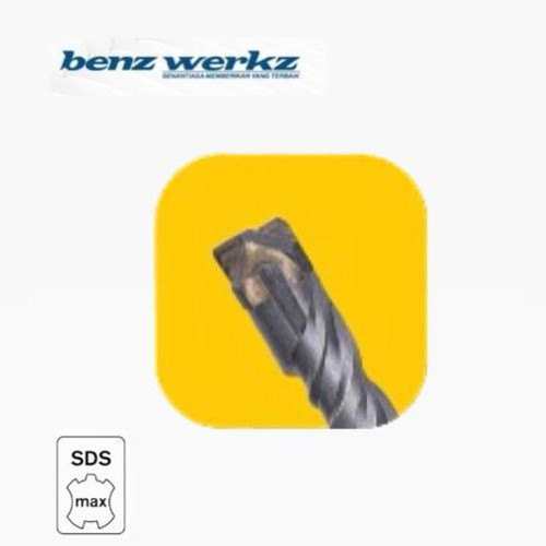 SDS MAX 4-edge 15mm x 340mm - Mata bor beton SDS Max Benz Werkz