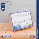 Mata Router / Profil / Trimmer Set Router Bit Set 12 Pcs 1/4"