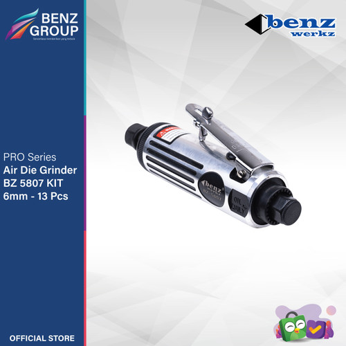 Gerinda Angin 6 mm Set 13 Pcs / Pneumatic Air Die Grinder Benz Werkz
