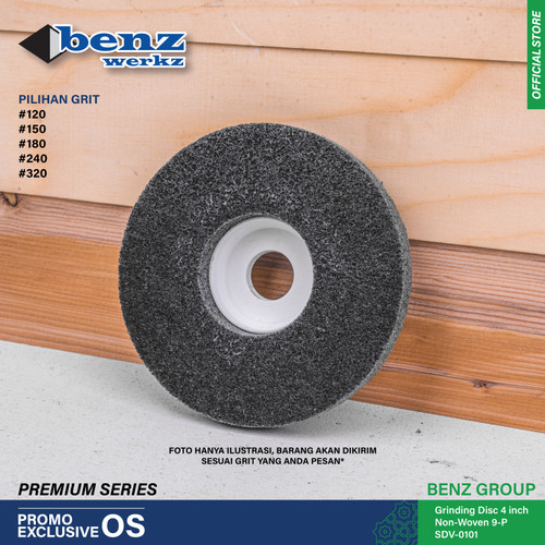 Mata Gerinda / Gurinda / Non-Woven Grinding Disc 9P by BENZ WERKZ