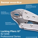 Tang Buaya 10 inch / Tang Jepit / Locking Plier Benz Werkz