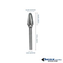 FX10120 Mata Tuner 10 mm / Tungsten Rotary Files Burr Benz Werkz