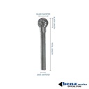 DX1210 Mata Tuner 12 mm / Tungsten Rotary Files Burr Benz Werkz