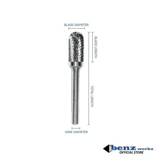 CX1225 Mata Tuner 12 mm / Tungsten Rotary Files Burr Benz Werkz