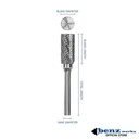 BX10120 Mata Tuner 10 mm / Tungsten Rotary Files Burr Benz Werkz