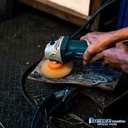 Sikat Kawat Mangkok Kuning 4 inch / Crimped Wire Cup Brush Benz Werkz