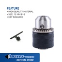Kepala Mesin Bor / Chuck + Key by BENZ