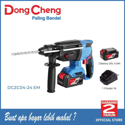 Mesin Bor Beton Rotary Hammer Brushless 24MM Dongcheng DCZC04-24 EM