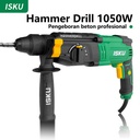 ISKU hammer drill mesin bor tembok  750w/1050w beton listrik electric hammer rotary